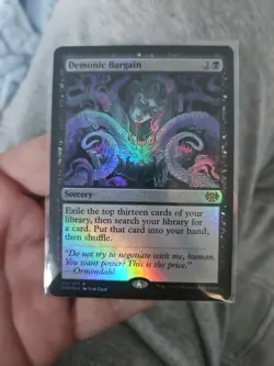 MTG VOW Demonic Bargain FOIL Innistrad: Crimson Vow PACK FRESH 103/277 - Image 1