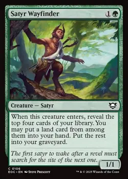 Satyr Wayfinder C Regular #106 | EOC Edge of Eternities Commander | MTG - Image 1
