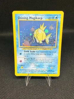 Shining Magikarp 66/64 Neo Revelation Holo Vintage Pokemon HP - SMALL CREASE - Image 1