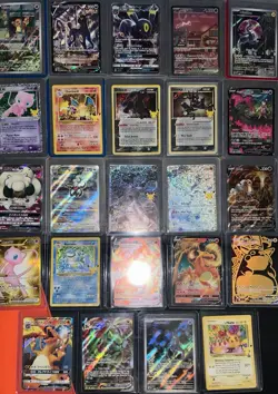 Huge Pokemon Cards Charizard Umbreon Mew Pikachu Full Art Rare Bonus TCG Cards - Image 1