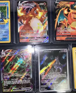 Huge Pokemon Cards Charizard Umbreon Mew Pikachu Full Art Rare Bonus TCG Cards - Image 12