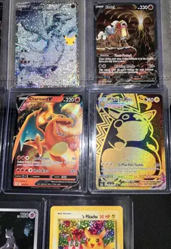 Huge Pokemon Cards Charizard Umbreon Mew Pikachu Full Art Rare Bonus TCG Cards - Image 14