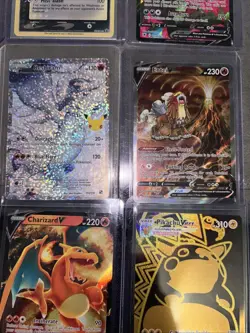 Huge Pokemon Cards Charizard Umbreon Mew Pikachu Full Art Rare Bonus TCG Cards - Image 15