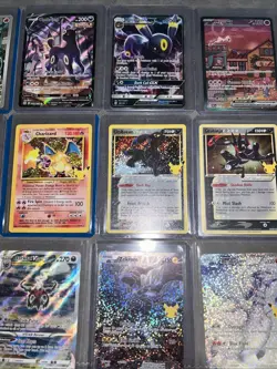 Huge Pokemon Cards Charizard Umbreon Mew Pikachu Full Art Rare Bonus TCG Cards - Image 4