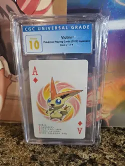 Pokemon Playing Cards (2012) JPN Black 2 Deck - Victini CGC Gem Mint 10 Pristine - Image 1