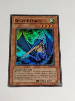 Yugioh Spear Dragon LOD-035 Super Rare NM - Image 1