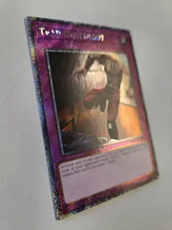 Trap Dustshoot RA04-EN121 Platinum Secret Rare Yugioh Quarter Century Stampede - Image 2