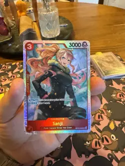 One Piece CCG Sanji Super Rare Card OP10-005 Royal Blood - Image 1