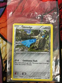 Pokemon TCG Honedge - 7/12 McDonald's Promos 2014 (MCD14) Stamped Card SEALED - Image 1