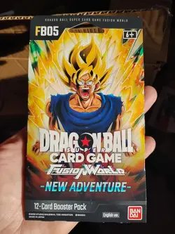 4 Packs of Dragon Ball Super Card Game Fusion World New Adventure FB05 Booster   - Image 2