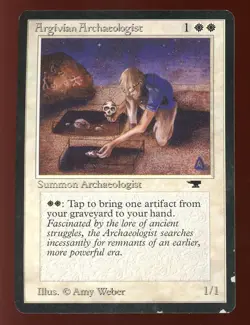 1994 Antiquities Argivian Archaeologist ~ Vintage MTG/Magic ~ MP Condition - Image 1