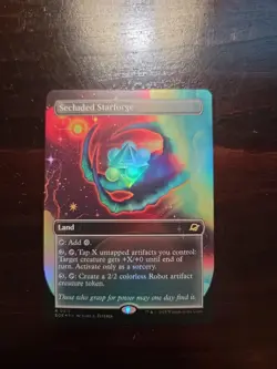MTG Edge of Eternities: Secluded Starforge(Borderless Foil) - Image 1