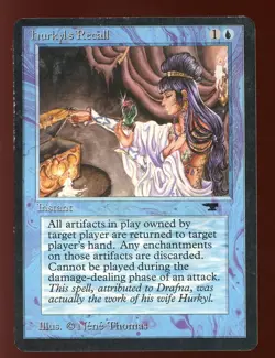 1994 Antiquities Hurkyl's Recall ~ Vintage MTG/Magic - Image 1