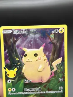 Pikachu 005/025 Celebrations Holo Rare 2021 Pokemon TCG *See Description* - Image 4