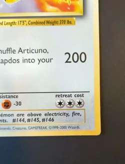  Pokemon Promo Card Legendary Birds Articuno Moltres Zapdos RARE Jumbo Non-Holo - Image 4