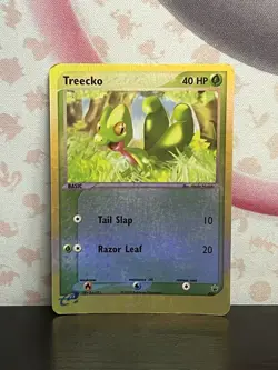 Pokemon TCG Treecko - 003 (e-League) 003 Nintendo Reverse Holo Promo LP - Image 1
