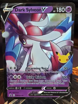 Pokemon - Dark Sylveon V SWSH134 Sword & Shield Promo Cards Holo Promo NM - Image 1