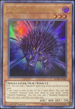 Shaddoll Hedgehog BLHR-EN081 Battles of Legend: Hero's Revenge 1st Ed Yugioh - Image 1