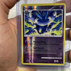 PokÃ©mon Skorupi 128/147 Supreme Victors Reverse Holo NM Pokemon Nintendo Card - Image 1
