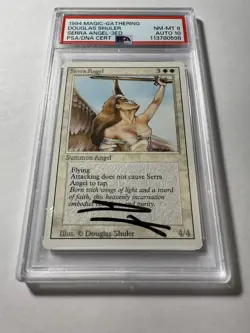 Serra Angel Autographed Revised PSA 8 NM Card PSA 10 Auto - Image 1