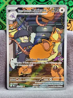 2025 Pokemon SV Destined Rivals Team Rocket's Raticate #202/182 - Image 1
