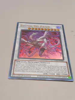 Yugioh Bystial Dis Pater CYAC-EN041 Ultra Rare 1st Ed NM - Image 1