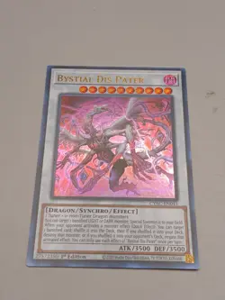 Yugioh Bystial Dis Pater CYAC-EN041 Ultra Rare 1st Ed NM - Image 2