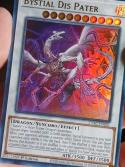 Yugioh Bystial Dis Pater CYAC-EN041 Ultra Rare 1st Ed NM - Image 3