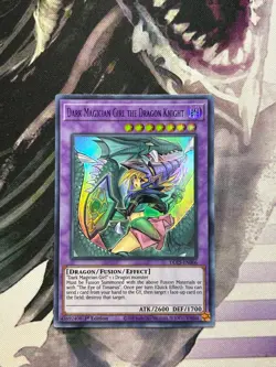(YCL) Dark Magician Girl Dragon Knight 1st Ed Ultra Yugioh DLCS-EN006  - Image 1