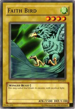 YUGIOH Faith Bird TP2-021 Vintage Near-Mint NM - Image 1
