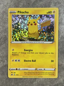 Pikachu 007/015 McDonald's Pokemon TCG Rare 2022 Holo Card (Light Play) LP 1 - Image 1