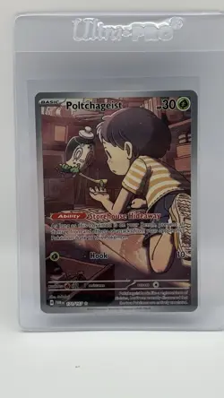 Pokemon TCG Poltchageist 171/167 Illustration Rare Twilight Masquerade - Image 1