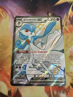Pokemon PokÃ©mon Gardevoir ex 217/091 Sv: Paldean Fates Ultra Rare Full Art Holo - Image 1