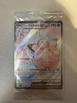2025 Pokemon TCG Lillie's Clefairy EX Journey Together #SVP 195 Sealed Promo - Image 1