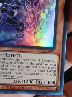 Yugioh Backup @Ignister Ultra Rare ALIN-EN002 Near Mint - Image 5
