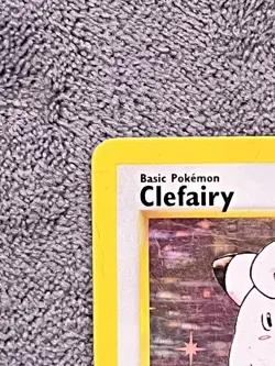 PokÃ©mon TCG Clefairy Holo Rare Card 5/102 Base Set - Image 3