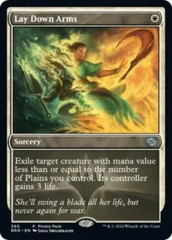 Lay Down Arms - Near Mint MTG Promo Pack: The Brothers War - Image 1