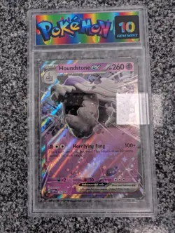 Houndstone ex Black Star Promo Graded GEM MINT 10 Scarlet & Violet Pokemon 2024 - Image 1