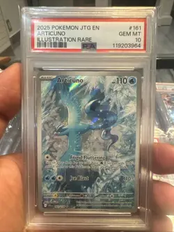PSA 10 Articuno 161/159 Sv09: Journey Together Holo Illustration Rare Pokemon - Image 1