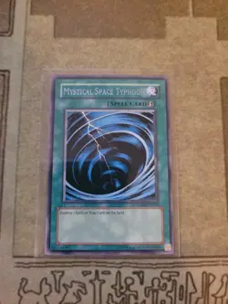 YUGIOH MYSTICAL SPACE TYPHOON DL09-EN014 RARE UNLIMITED ED NM SILVER  - Image 1