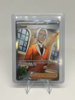 PokÃ©mon TCG Clavell Scarlet & Violet Paldea Evolved Holo Ultra Rare Card 249/193 - Image 1