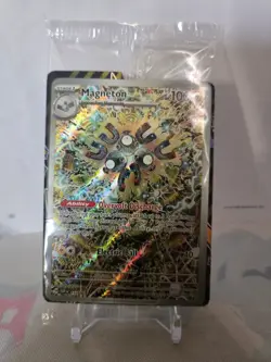 PokÃ©mon TCG Card Magneton SVP 159 PROMO Surging Sparks SEALED - Image 1