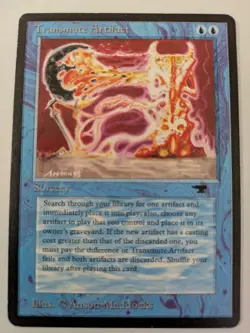 Transmute Artifact Magic the Gathering MTG Antiquities Lightly Played - Image 1