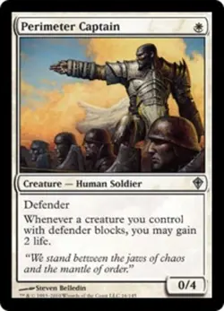 1 x Perimeter Captain - Worldwake - Light Play - MTG - Image 1