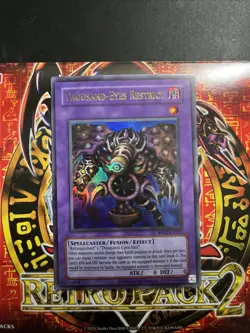 Thousand Eyes Restrict RP02-EN021 Ultra Rare Yugioh Retro Pack 2 2020 Reprint - Image 1
