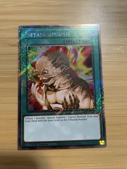 Metamorphosis Platinum Secret Rare RA04-EN123 Yugioh NM - Image 1