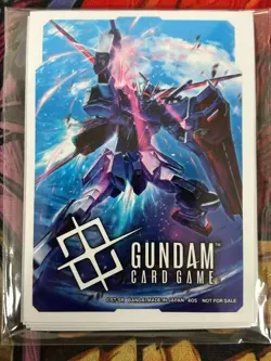 Gundam Card Game Starter Release Sleeves 01 (10 Count) Promo SEALED - Image 1