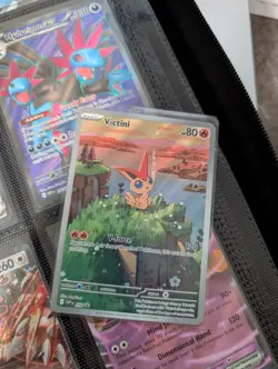 Victini 208 Sv: Scarlet & Violet Promo Illustration Rare Pokemon TCG Card NM - Image 1