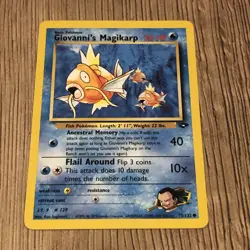 Pokemon Card Gym Challenge Giovanni's Magikarp 73/132 WOTC - Image 1