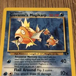 Pokemon Card Gym Challenge Giovanni's Magikarp 73/132 WOTC - Image 2